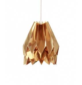 Lampa wisząca Plain Warm Gold Orikomi złota oprawa w dekoracyjnym stylu