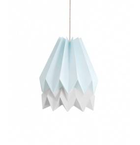 Lampa wisząca Stripe Mint Blue/Light Grey Orikomi niebiesko-szara oprawa w dekoracyjnym stylu