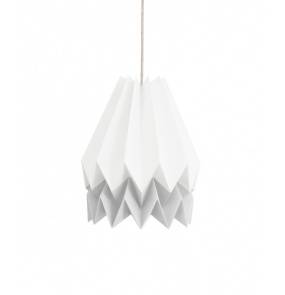 Lampa wisząca Stripe Polar White/Light Grey Orikomi biało-szara oprawa w dekoracyjnym stylu