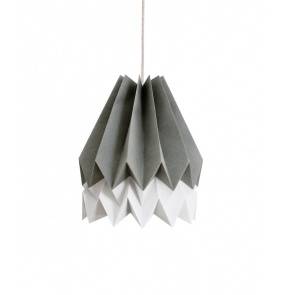 Lampa wisząca Stripe Alpine Grey/Light Grey Orikomi szara oprawa w dekoracyjnym stylu