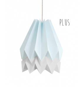Lampa wisząca Plus Mint Blue/Light Grey Orikomi niebiesko-szara oprawa w dekoracyjnym stylu