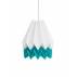 Lampa wisząca Summer Caribbean Blue Orikomi biało-niebieska oprawa w nowoczesnym stylu