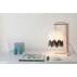 Lampa stołowa Table Polar White/Alpine Grey Orikomi minimalistyczna oprawa w nowoczesnym stylu