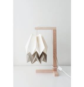 Lampa stołowa Table Polar White/Light Taupe Orikomi minimalistyczna oprawa w nowoczesnym stylu