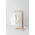 Lampa stołowa Table Polar White Orikomi biała oprawa w nowoczesnym stylu