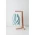 Lampa stołowa Table Mint Blue Orikomi niebieska oprawa w minimalistycznym stylu