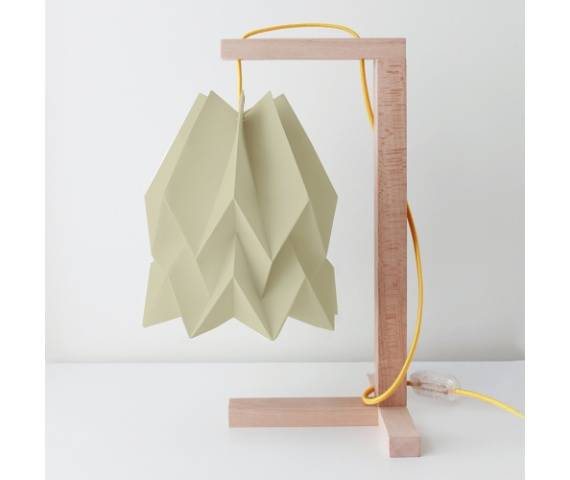 Lampa stołowa Table Light Taupe Orikomi szaro-brązowa oprawa w minimalistycznym stylu
