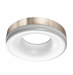 Plafon Ring LED AZ2946 AZzardo okrągła oprawa w kolorze satynowego niklu