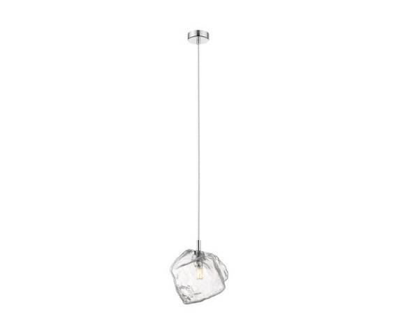 Lampa wisząca Rock P0488-01F-F4AC dekoracyjna oprawa w kolorze srebrnym ZUMA LINE