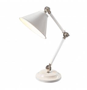Lampa biurkowa Provence PV ELEMENT WPN Elstead Lighting biała oprawa w klasycznym stylu