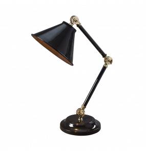 Lampa biurkowa Provence  PV-ELEMENT-BPB  Elstead Lighting czarna oprawa w klasycznym stylu