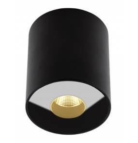 Zewnętrzna lampa natynkowa Plazma IP54 C0151 Maxlight czarna oprawa sufitowa w nowoczesnym stylu