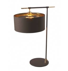 Lampa stołowa Balance BALANCE/TL BRPB Elstead Lighting brązowa oprawa w nowoczesnym stylu