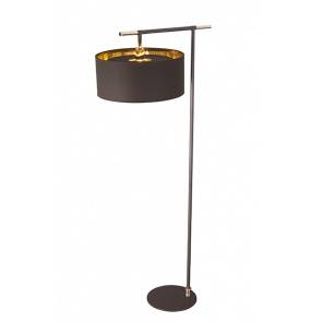 Lampa podłogowa Balance BALANCE/FL BRPB Elstead Lighting brązowa oprawa w nowoczesnym stylu
