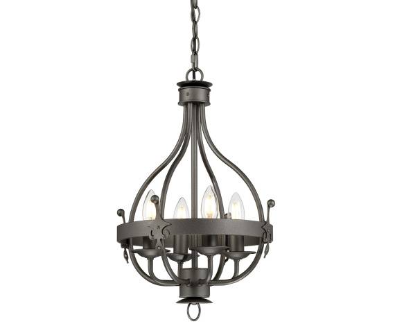 Żyrandol WINDSOR WINDSOR4-GR oprawa w kolorze grafitowym ELSTEAD LIGHTING