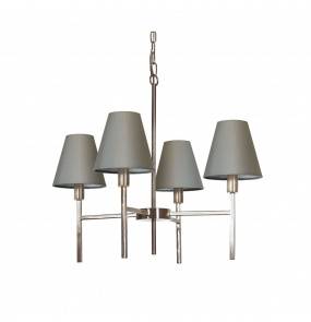 Żyrandol Lucerne LUCERNE-4LT Elstead Lighting nowoczesna oprawa w kolorze szarym