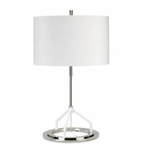 Lampa stołowa Vicenza White Elstead Lighting elegancka oprawa w nowoczesnym stylu