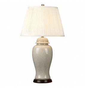 Lampa stołowa Ivory Crackle Large Elstead Lighting minimalistyczna oprawa w klasycznym stylu