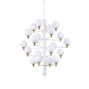 Lampa wisząca Copernico SP20 197326 Ideal Lux nowoczesna oprawa w kolorze białym