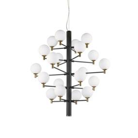 Lampa wisząca Copernico SP20 197333 Ideal Lux nowoczesna oprawa w kolorze czarnym