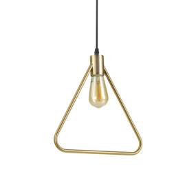 Lampa wisząca Abc SP1 Triangle 207834 Ideal Lux mosiężna oprawa w stylu design