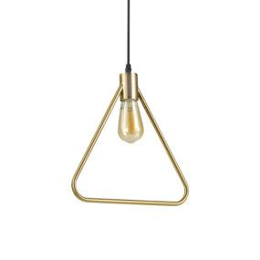 Lampa wisząca Abc SP1 Triangle 207834 Ideal Lux mosiężna oprawa w stylu design