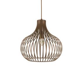 Lampa wisząca Onion SP1 D38 205298 Ideal Lux nowoczesna oprawa sufitowa w kolorze brązowym