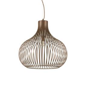 Lampa wisząca Onion SP1 D60 205311 Ideal Lux nowoczesna oprawa sufitowa w kolorze brązowym