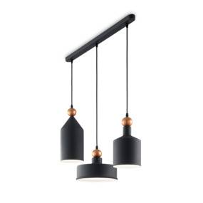 Lampa wisząca Triade SP3 194677 Ideal Lux nowoczesna oprawa w kolorze szarym