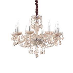 Żyrandol Rose SP8 166889 Ideal Lux klasyczna oprawa sufitowa w kolorze złotym