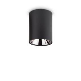 Lampa natynkowa Nitro 10W Round 206004 Ideal Lux  nowoczesna oprawa sufitowa w kolorze czarnym