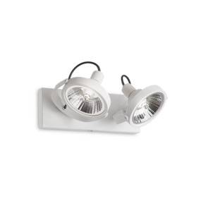 Lampa sufitowa Glim PL2  200200 Ideal Lux nowoczesna oprawa sufitowa w kolorze białym