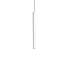 Lampa wisząca Ultrathin SP1 Small Square 194189 Ideal Lux nowoczesna oprawa w kolorze białym