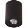 Plafon oprawa Basic Round I C0068 Maxlight czarna oprawa w nowoczesnym stylu