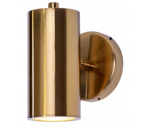 Kinkiet Varsovia W0244 MAXlight nowoczesna oprawa ścienna w kolorze  mosiądzu