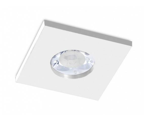 Oczko stropowe hermetyczne kwadratowe SU CLASSIC 3006.01.RF IP65 biały/czarny BPM Lighting