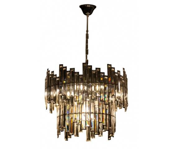 Żyrandol Nemo P0340 MAXlight chromowa oprawa wisząca w nowoczesnym stylu