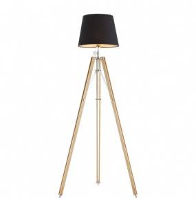 Lampa podłogowa Aster 3421 Argon nowoczesna oprawa stojąca w kolorze drewna