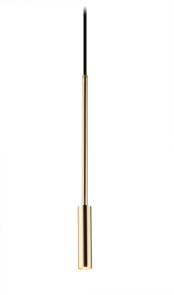 Lampa wisząca Lara 8925 Amplex pojedyncza oprawa w kolorze złotym