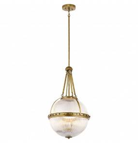 Lampa wisząca Aster KL/ASTER/P NBR Kichler dekoracyjna oprawa w kolorze mosiężnym