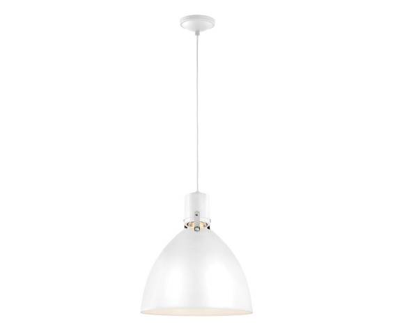 Lampa wisząca Brynne FE/BRYNNE/P FWH Feiss biała oprawa w stylu przemysłowym