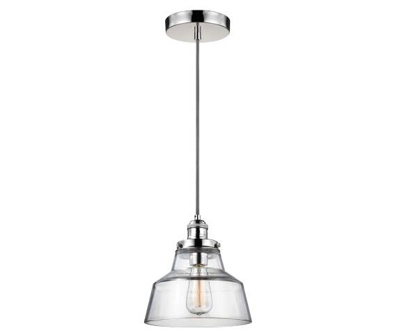 Lampa wisząca Baskin FE/BASKIN/P/A PN Feiss niklowana oprawa w nowoczesnym stylu