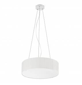 Lampa wisząca Vorada 908E-L0125B-RA  Exo nowoczesna oprawa w kolorze białym