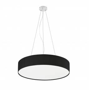 Lampa wisząca Vorada 908F-L0129B-RB  Exo nowoczesna oprawa w kolorze czarnym