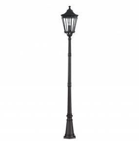 Lampa stojąca Cotswold Lane FE/COTSLN5/L BK Feiss czarna latarnia ogrodowa w klasycznym stylu