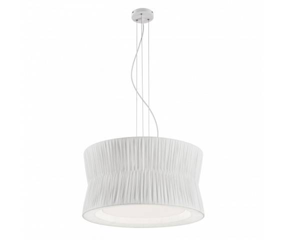Lampa wisząca Cora 859A-G05X1A-35-RA Exo nowoczesna oprawa w kolorze białym