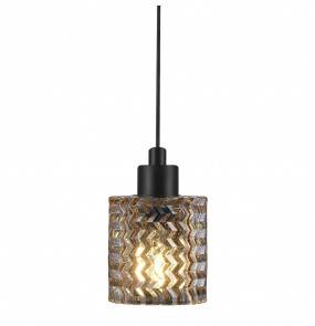 Lampa wisząca HOLLYWOOD 46483027 oprawa w kolorze czarnym z bursztynowym kloszem NORDLUX