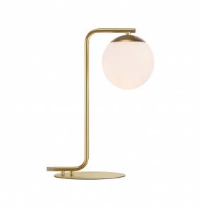 Lampa stołowa Grant 46635025 Nordlux minimalistyczna oprawa w kolorze mosiężnym