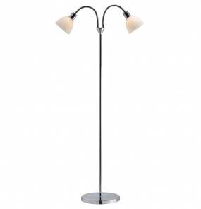 Lampa podłogowa Ray 63224033 Nordlux podwójna ruchoma oprawa w kolorze chromu