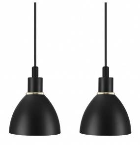 Lampa wisząca  Ray 2-Kit 63233003 Nordlux podwójna oprawa w kolorze czarnym